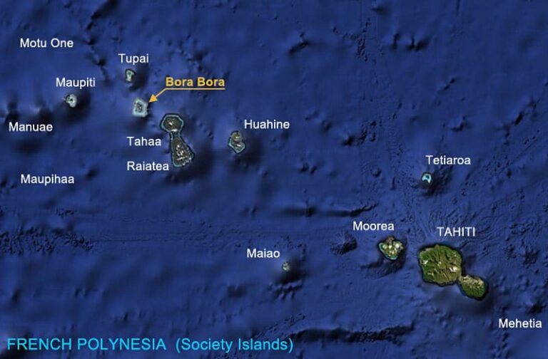 Where is Bora Bora? The French Polynesian Island in the South Pacific — free download